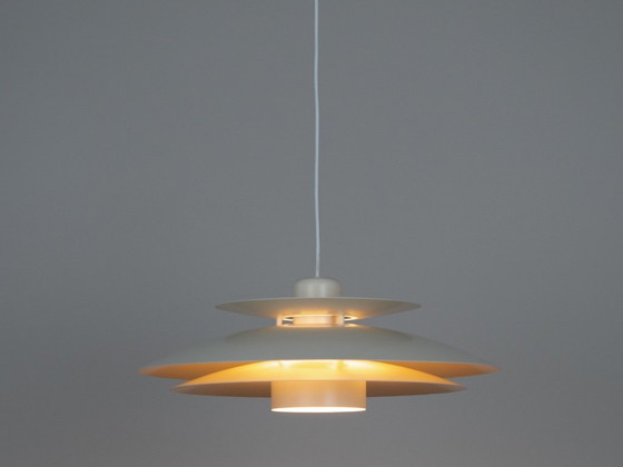 Image 1 of Lampada a sospensione vintage danese a forma di corno, risalente agli anni '80.
