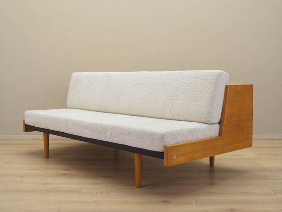 Image 1 of Eichensofa, dänisches Design, 1960er Jahre, Designer: Hans J. Wegner, Hersteller: Getama