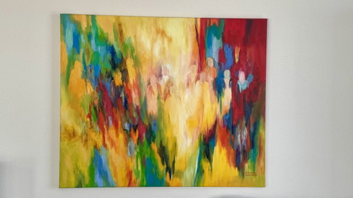 Gemälde „Menschen“ von Johanna Walters (Ölfarbe) – schilderijen tekeningen, Canvas