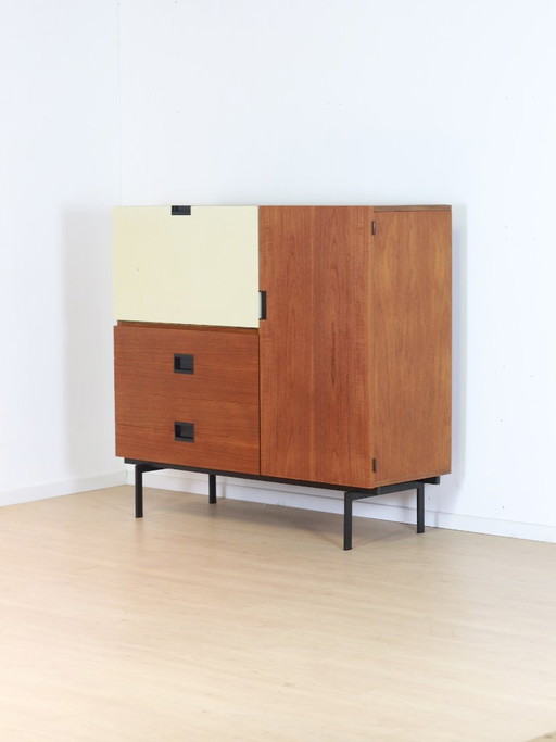 Armoire vintage modèle CU01 – Cees Braakman, Pastoe – drankenkasten, Wood