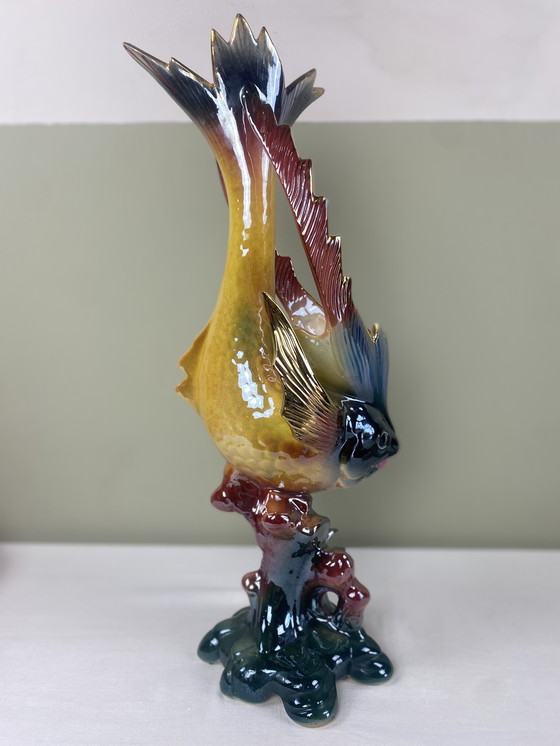 Image 1 of Large Vintage Fish Vase