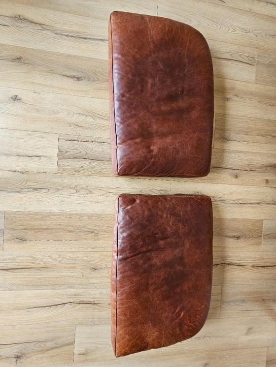 Image 1 of Leather sofa - Nico van Oorschot - Chesterfield