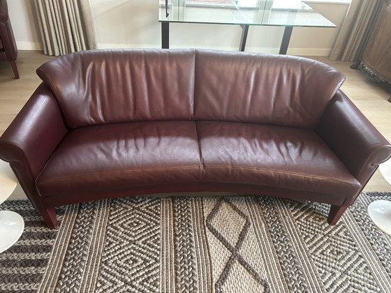 Leolux Jacaranda 2.5-seater leather sofa and armchair. – 2 seaters (photo 2 of 8)