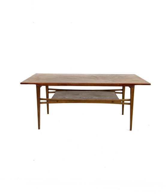 Image 1 of Table basse vintage danoise en teck des années 60
