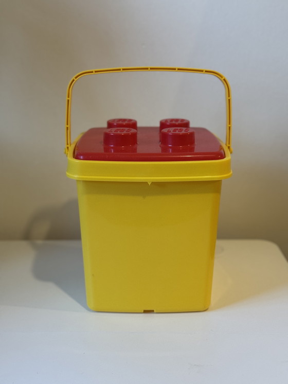 Image 1 of Vintage LEGO container jaren '80/ '90 - popart design