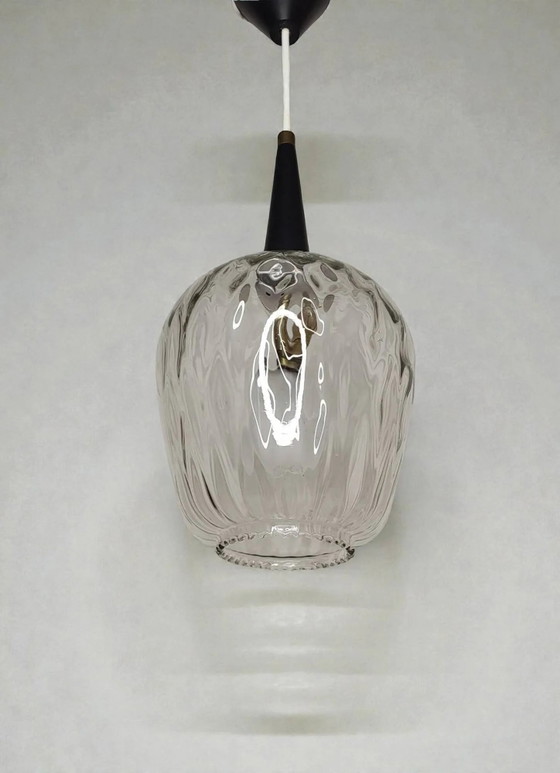 Glass pendant, 1960s – Pendant lamps, Crystal, Bauhaus (photo 4 of 9)