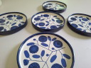 Plates and saucers from the Melitta Stockholm series breakfast service