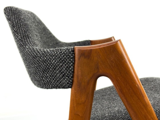Image 1 of Compass Chair aus Teakholz von Kai Kristiansen für SVA Møbler, 1960er Jahre
