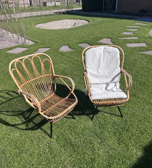 Vintage Rattan Chairs/Armchairs