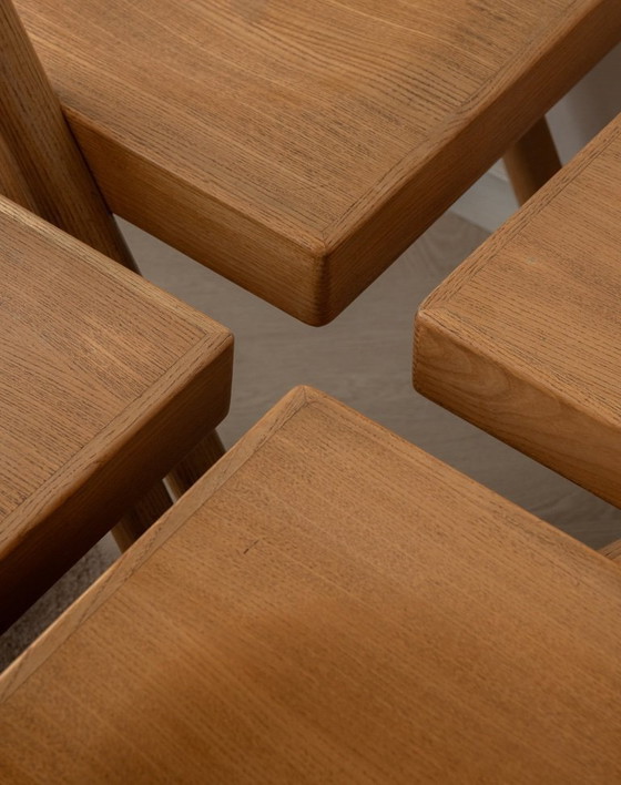 Image 1 of Sedie da pranzo vintage italiane Iva di Roberto Pamio e Renato Toso per Stilwood, 1972, set di 4