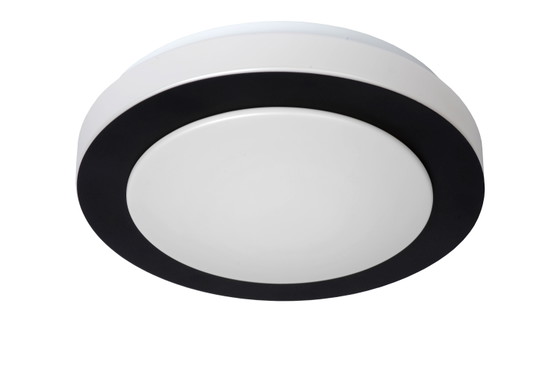 Lucide DIMY Bathroom Ceiling Light Ø28.6cm LED 3 StepDim Black – polished steel, Modern (photo 2 of 5)