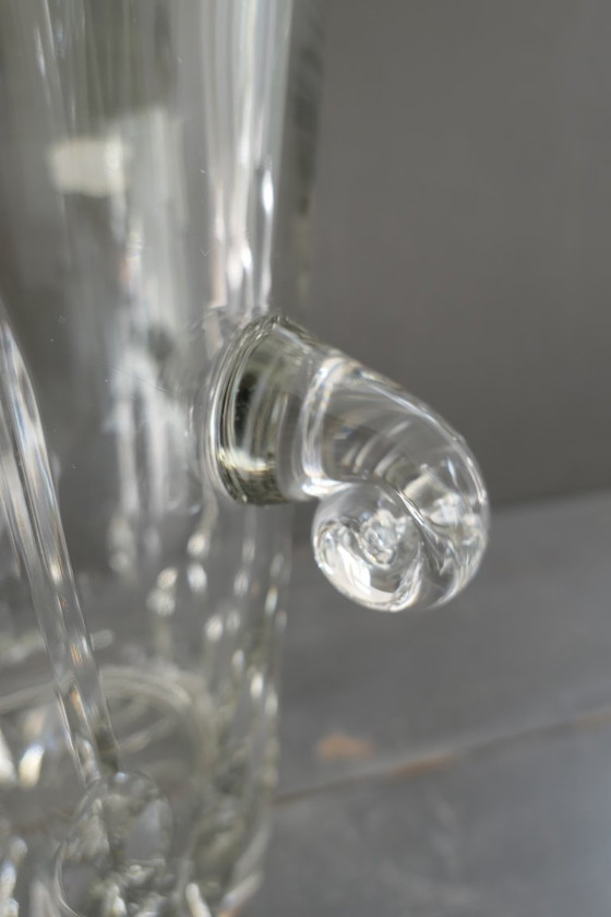 Image 1 of Seau à champagne vintage Baccarat de Lorraine