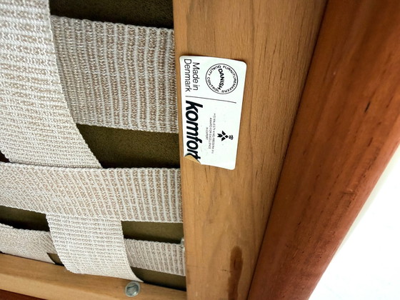 Set di 2 Poltrone danesi vintage, Komfort ‘80 – Legno, Pelle (photo 8 of 10)