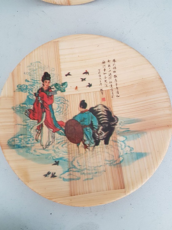 Image 1 of "The Goddess of the Lo River" signs from Bamboo" The Goddess of the Lo River" signs from Bamboo