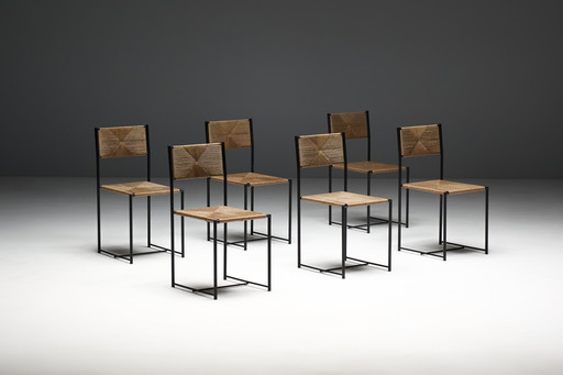Chaises de salle à manger Paludis par Giandomenico Belotti pour Alias, Italie, années 1980
