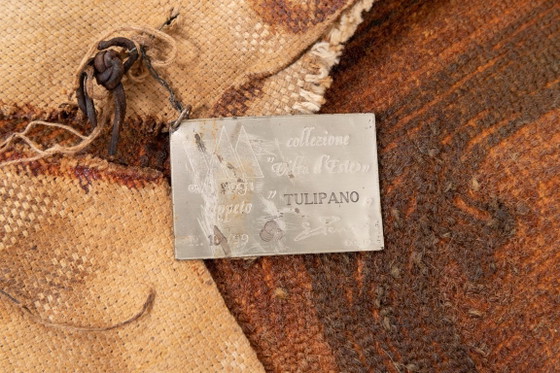 Image 1 of Vintage Limited Edition Italian rug ‘Tulipano’ from Voghi for Villa d’Este