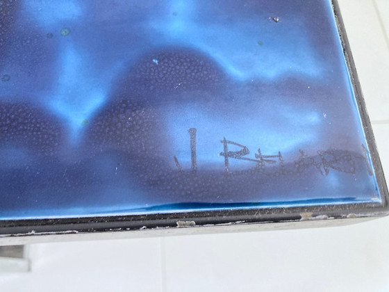 Image 1 of Tavolino in maiolica Space Age anni '60-'70 design di Belarti