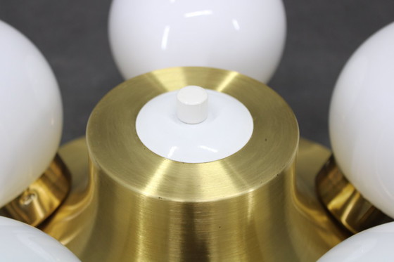 Image 1 of Par de lámparas empotradas de latón de mediados de siglo, década de 1970