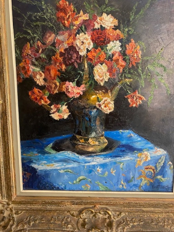 Tableau « Splendeur florale » – Peintures et dessins, Wood, Canvas (photo 4 of 8)