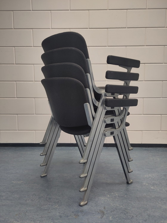 Image 1 of 4x chaise industrielle Wesifa