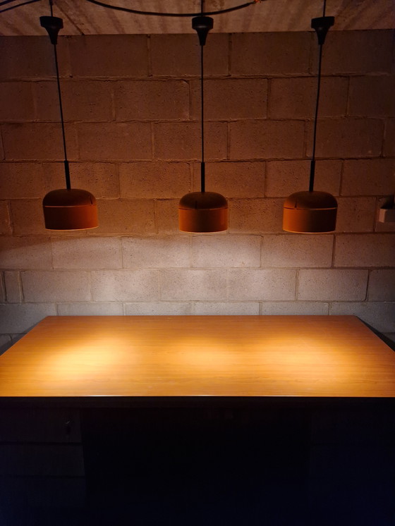 Image 1 of Lampada a sospensione arancione Staff Arnold Berges