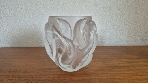 Lalique France "Dauphins" Vase – Kristallglas – glaskunst, Crystal (photo 2 of 9)