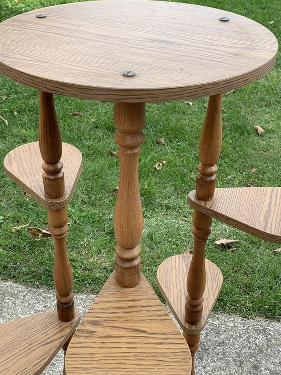 Porta piante vintage, Ungheria, anni '60 – Legno (photo 6 of 6)