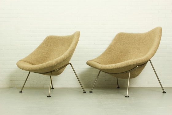 Image 1 of Ensemble de chaises Oyster Vintage par Pierre Paulin pour Artifort, 1960S