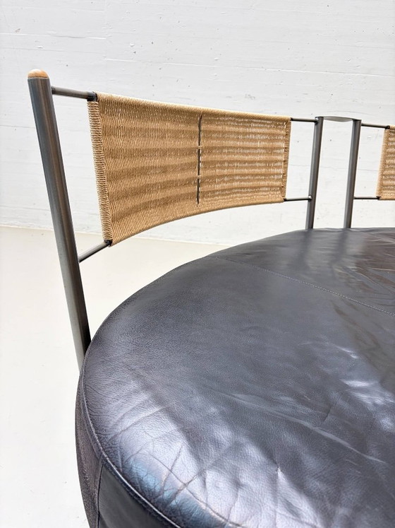 Divano in pelle Fantasy Island, Kurt Beier, anni '80 – Divani 3 posti, Leather (photo 6 of 18)
