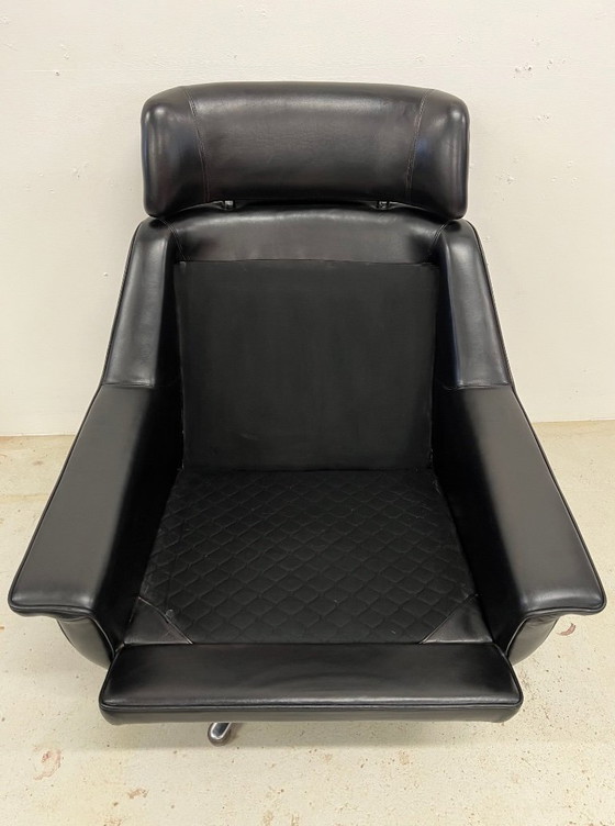 Image 1 of Fauteuil Pivotant Modèle 802 par Werner Langenfeld pour Esa, Danemark, 1970s