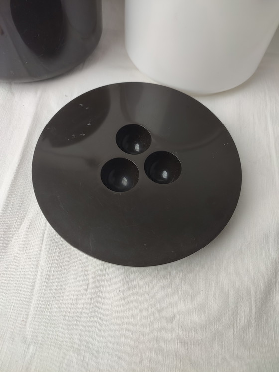 Image 1 of Space Age Crayonne ice bucket ice cubes Bar Brown Vintage UK made