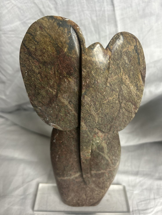 Image 1 of Olifant abstract stenen beeld prachtig eenvoud 