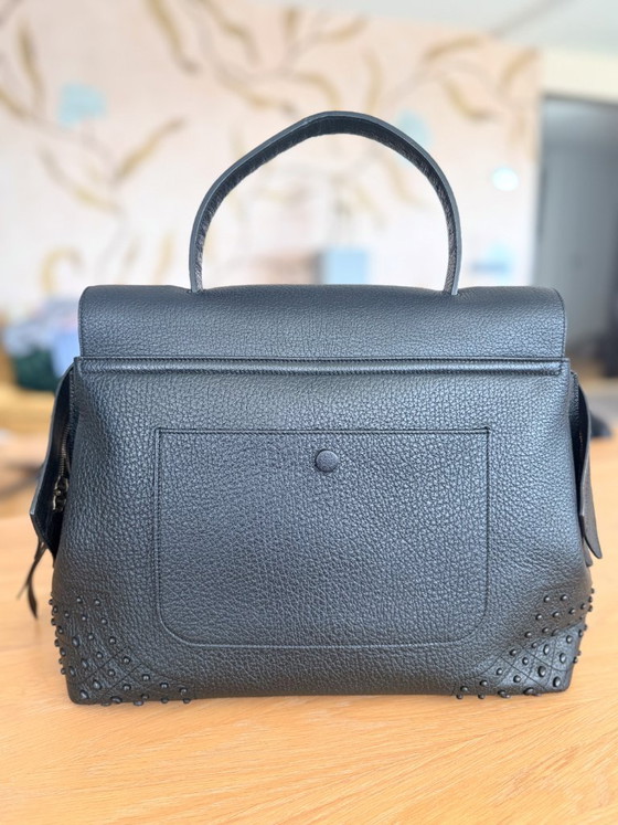 Schwarze Tod's Wave Handtasche – Henkeltaschen, Leather, Calfskin (photo 11 of 13)