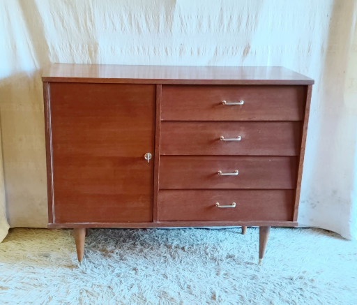 Vintage Holzkommode oder Sideboard - Mitte 20. Jahrhundert
