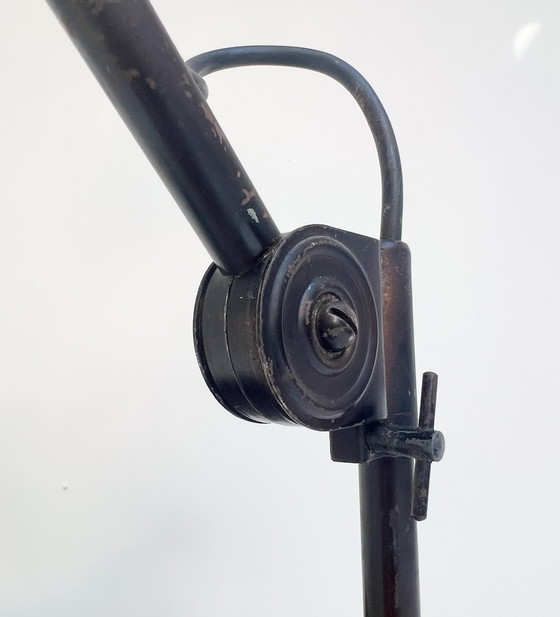 Image 1 of Lampe industrielle à pince réglable en hauteur, 1960s