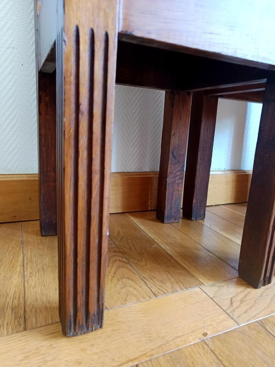 Image 1 of 2x art deco wooden children's chairs