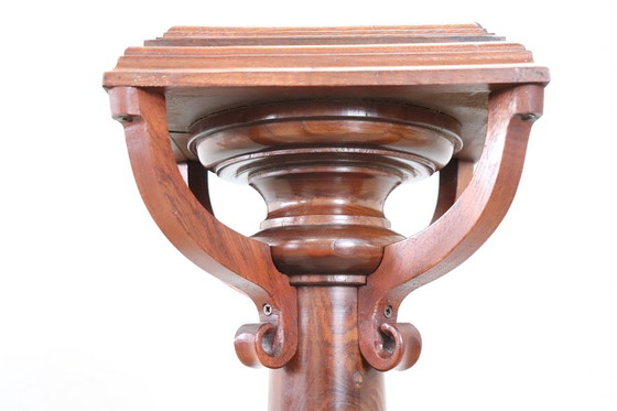 Image 1 of Colonne vintage en chêne tourné, fin du 20e siècle