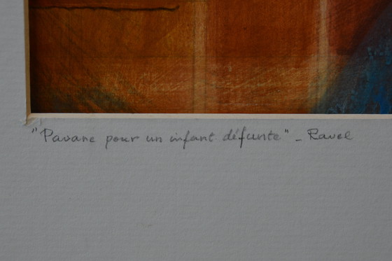 Image 1 of Peinture acrylique sans cadre sur papier W.Duyvendak Oegstgeest