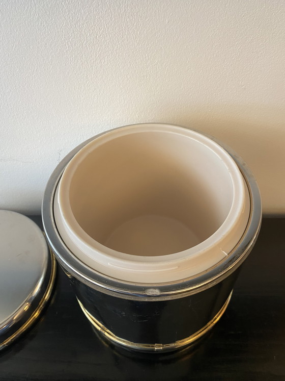 Image 1 of Vintage 60s/70s and rare Gucci ice cream or caviar bucket in silver-plated metal