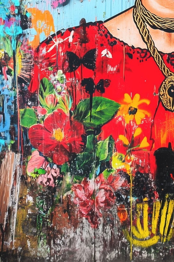 Image 1 of Léa OTTAVI - Frida's Bold - Toile d'artiste 