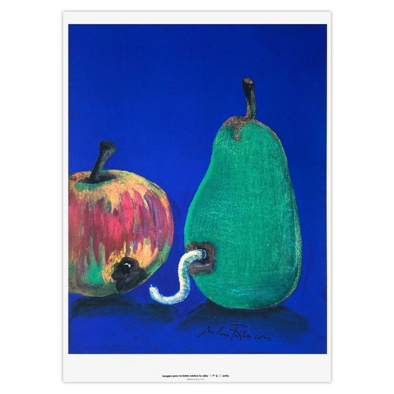 Image 1 of André FRANÇOIS Fight against AIDS Poster 1993