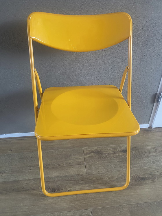 Image 1 of 4 vintage IKEA klapstoelen Niels Gammelgaard