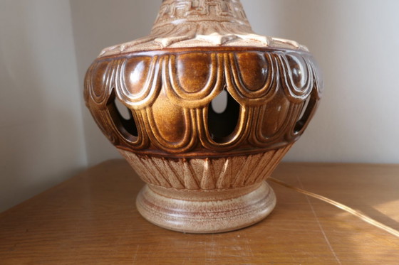 Image 1 of Lampada da terra vintage in ceramica, Germania Ovest 6059/45