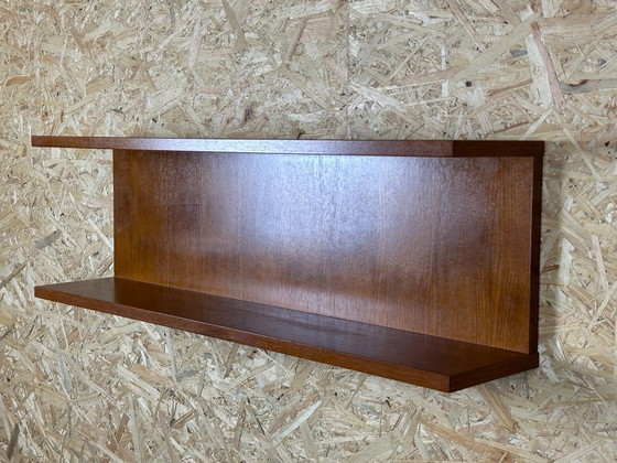 Image 1 of 60s 70s Teak wandplank Teak wandplank Deens design Denemarken