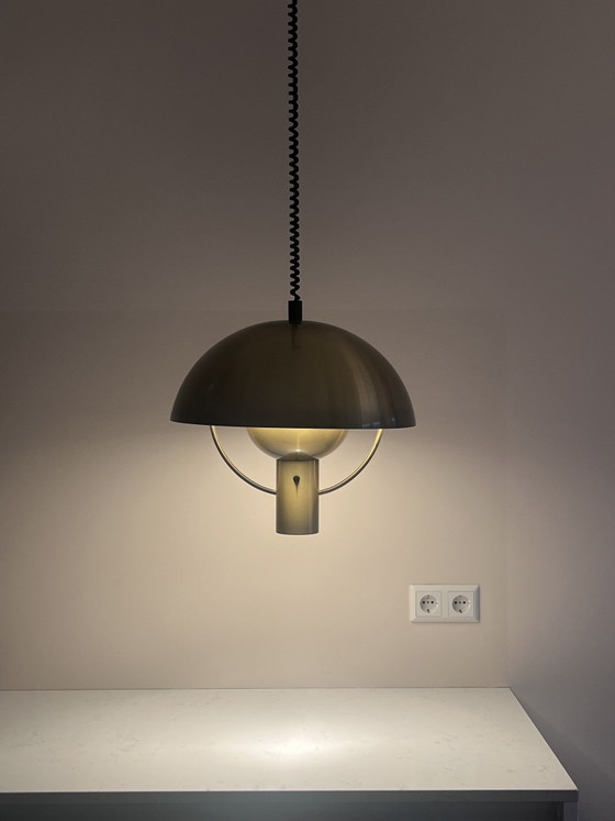 Rare Dijkstra pendant lamp 70s – Dijkstra Lampen, Plastic (photo 11 of 15)