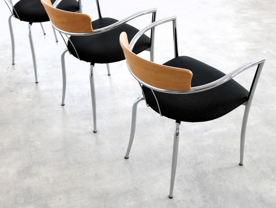 Image 1 of 4x Vintage Effazeta Dining Chairs