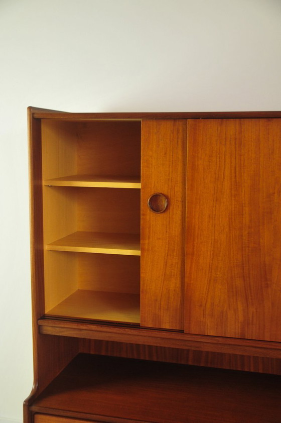 Image 1 of vintage Deens dressoir high board