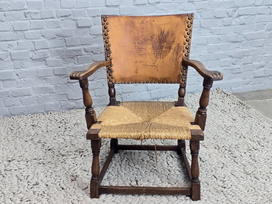 Image 1 of Rara poltrona Theo Ruth di design di metà secolo, modello F297 per Artifort, Paesi Bassi, anni '40