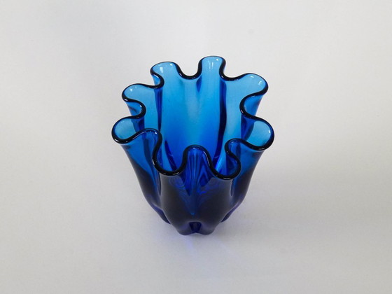 Image 1 of Cobalt vase, Danish design, 1970s, made in Denmark