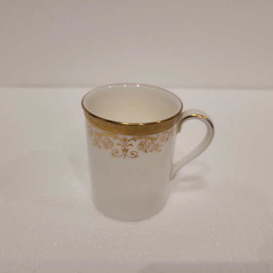Image 1 of (6) Tazas Royal Doulton, Belmont H.4991, Porcelana y Filo de Oro, 60’s - Reino Unido